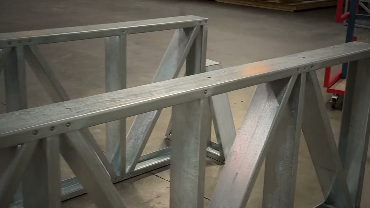 Assembled cold-formed steel trusses