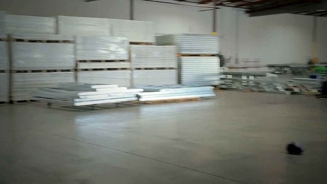 The warehouse floor